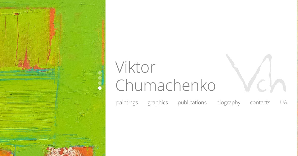 Open Graph preview for the Viktor Chumachenko website
